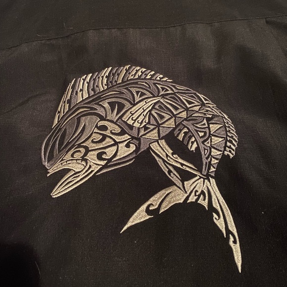 Men’s Black Tip Button Down - Picture 2 of 4